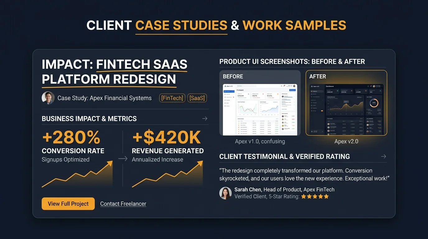 Work Samples & Case Studies